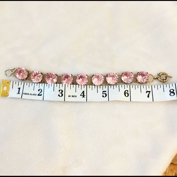 Pink Gemstone Fashion Bracelet - Picture 5 of 5